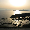 土谷棚田の夕暮れ 土谷棚田の夕暮れ