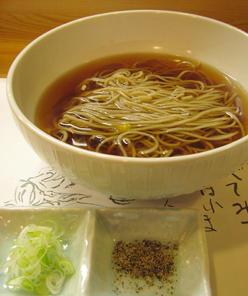 『かけ蕎麦』 用に準備した丼