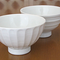 白磁手彫茶碗