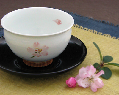 美形朴仙茶碗（桜）