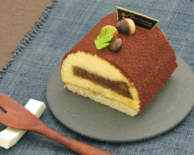 チョコレートケーキ - モノトーンミニソーサー - 彩雲窯